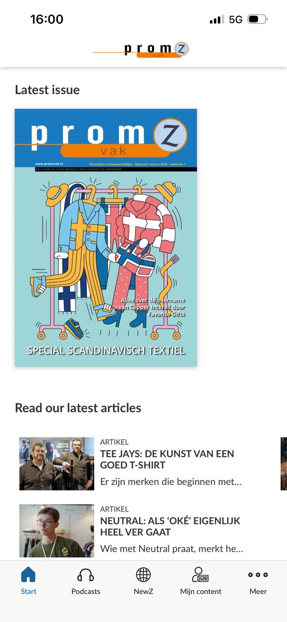 PromZ Vak-app: laatste editie en artikelen